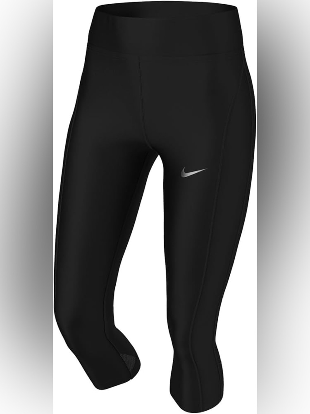 Nike Dri-FIT Black Cropped Leggings Athletic Workout Pants Small